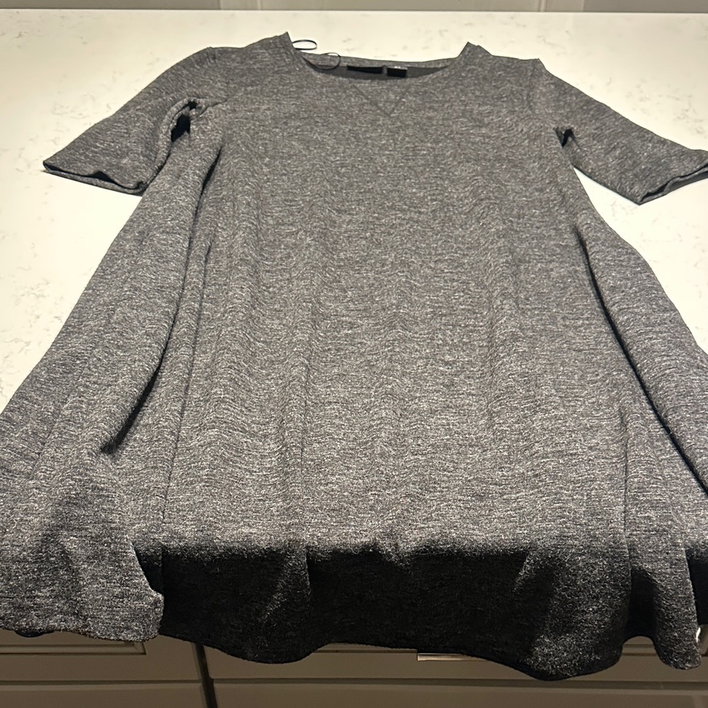 Adrienne Vittadini Charcoal Knit Dress